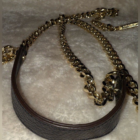 🖤 Aimee Kestenberg Delancey Leather Gold Chain Wallet Crossbody Bag in Black EUC - Picture 16 of 16